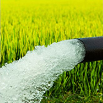 Garden sprinkler irrigation
