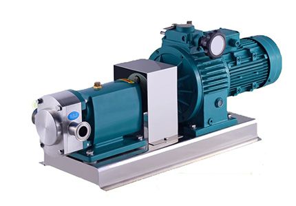 What kind of pump does the lobe pump belong to? How does it work?